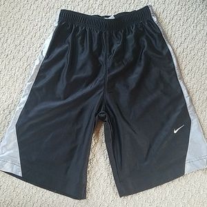 Nike Black/Silver Basketball Shorts